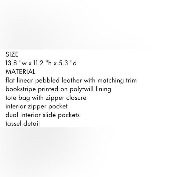 Kate Spade Kingston Drive Vivian Black Leather Tote with Zip Closure - Picture 13 of 13